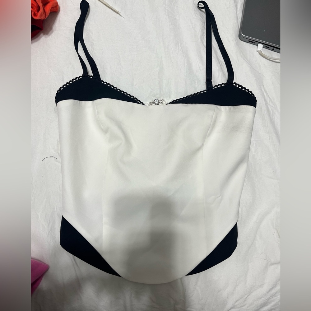 Whitefox white bustier top